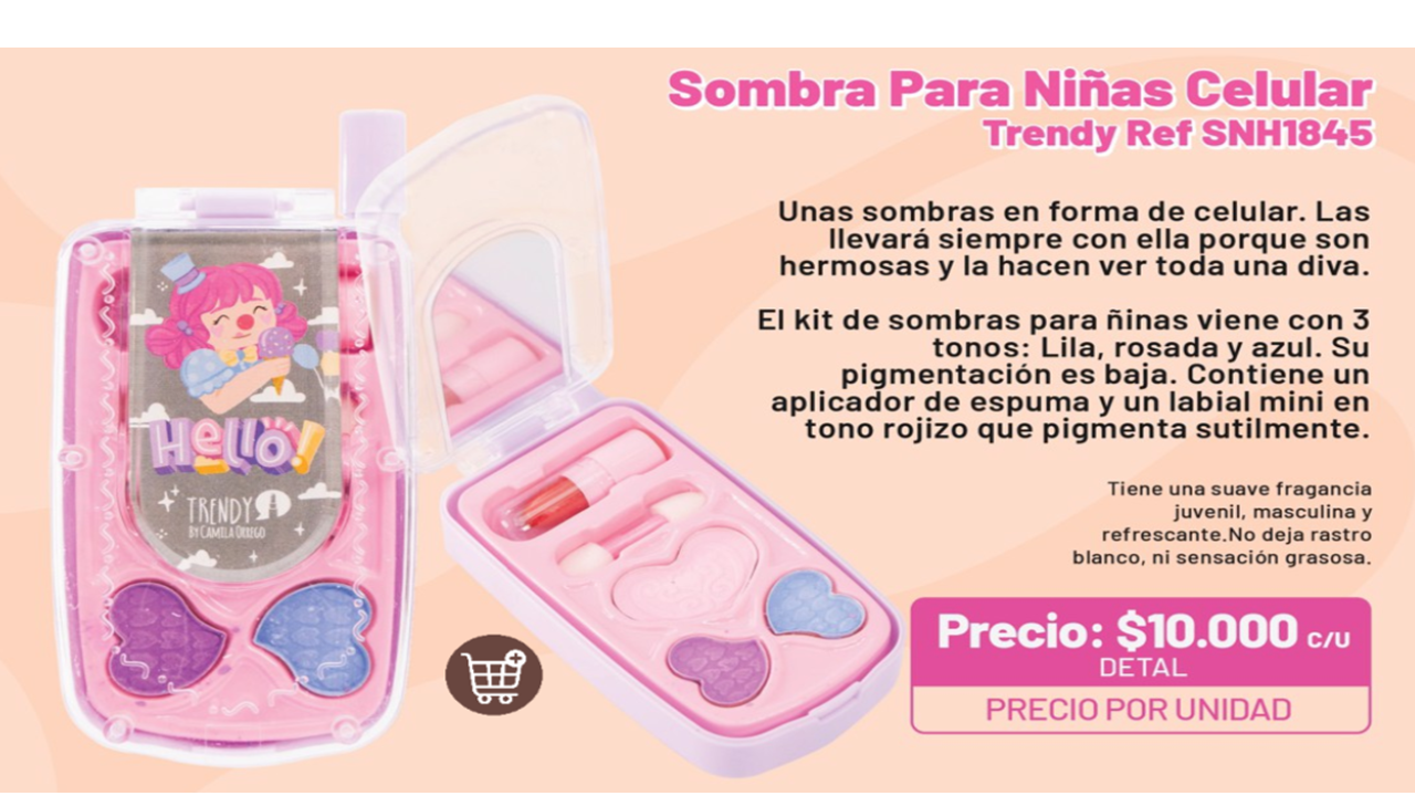 SOMBRA PARA NIÑAS CELULAR