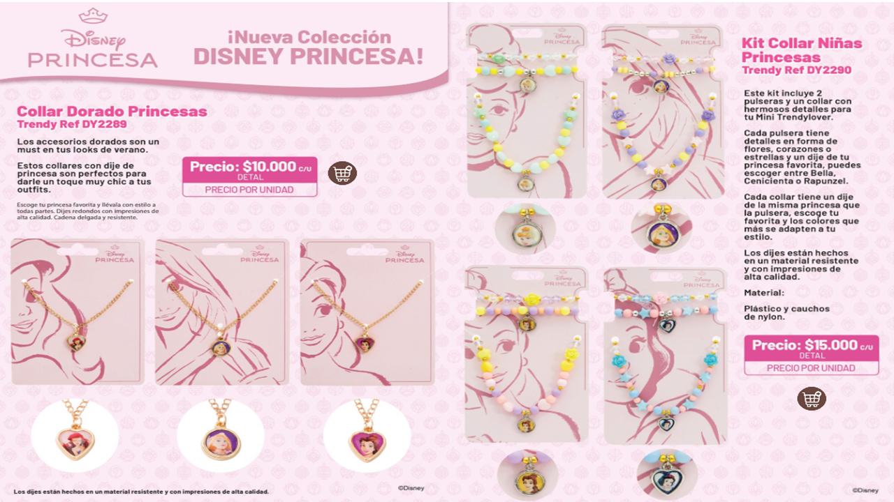 KIT COLLAR NIÑAS PRINCESAS_BELLA