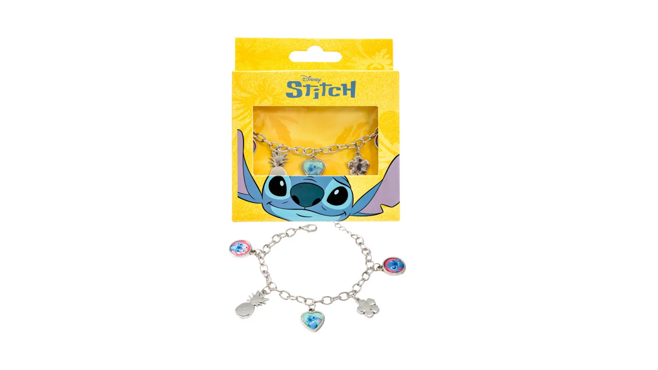PULSERA PLATEADA STITCH