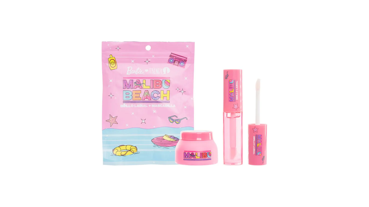 KT GLOSS+MASCARILLA LABIOS BARBIE