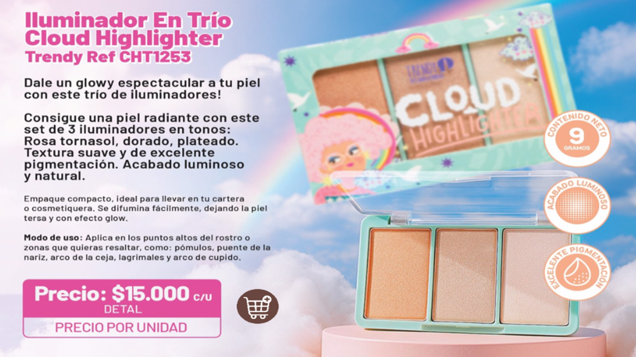 CLOUD HIGHLIGHTER_6COLORES